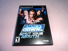 PS2 PlayStation 2 Smack Down Shut Your Mouth 2002 w Case & Manual Video Game