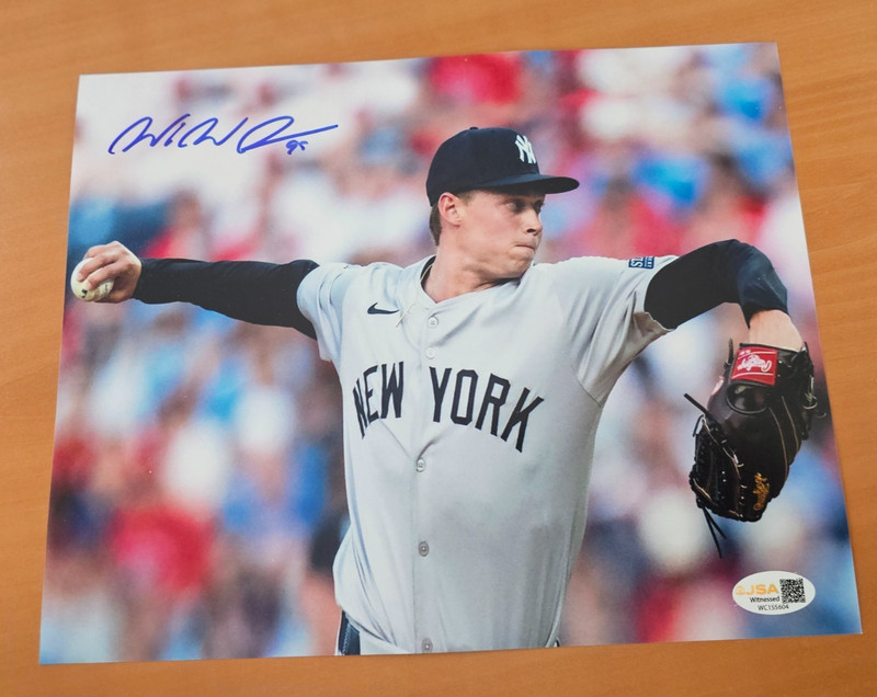 Will Warren Signed 8x10 Photo JSA Certified New York Yankees Autographed
