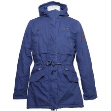 2117 of Sweden, Parka, Herren, Größe: 40, Blau, Baumwolle/Polyester #DGb