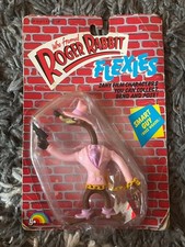 Vintage LJN who framed Roger Rabbit Disney Figure Flexies boss weasel smart guy