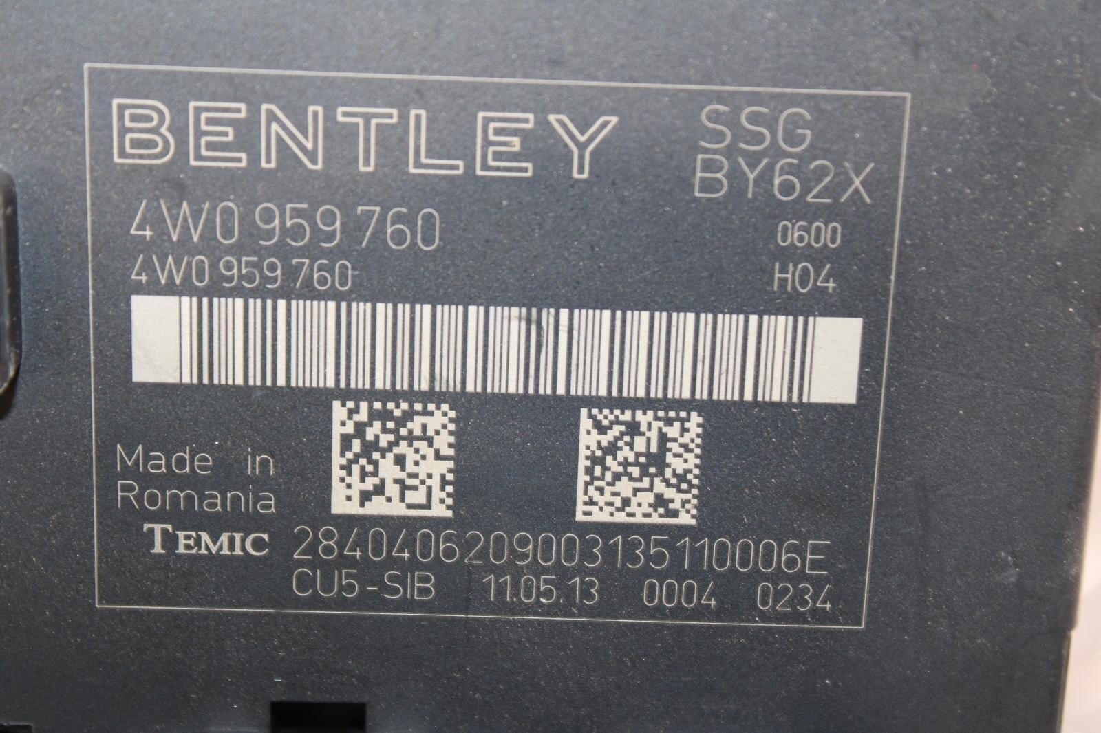 Bentley Flying Spur 2013-2018 FRONT Seat control module