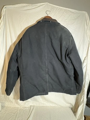 Carhartt Arctic Corduroy Collar Jacket Black Vintage1990s J02 BLK Large/XL image 5