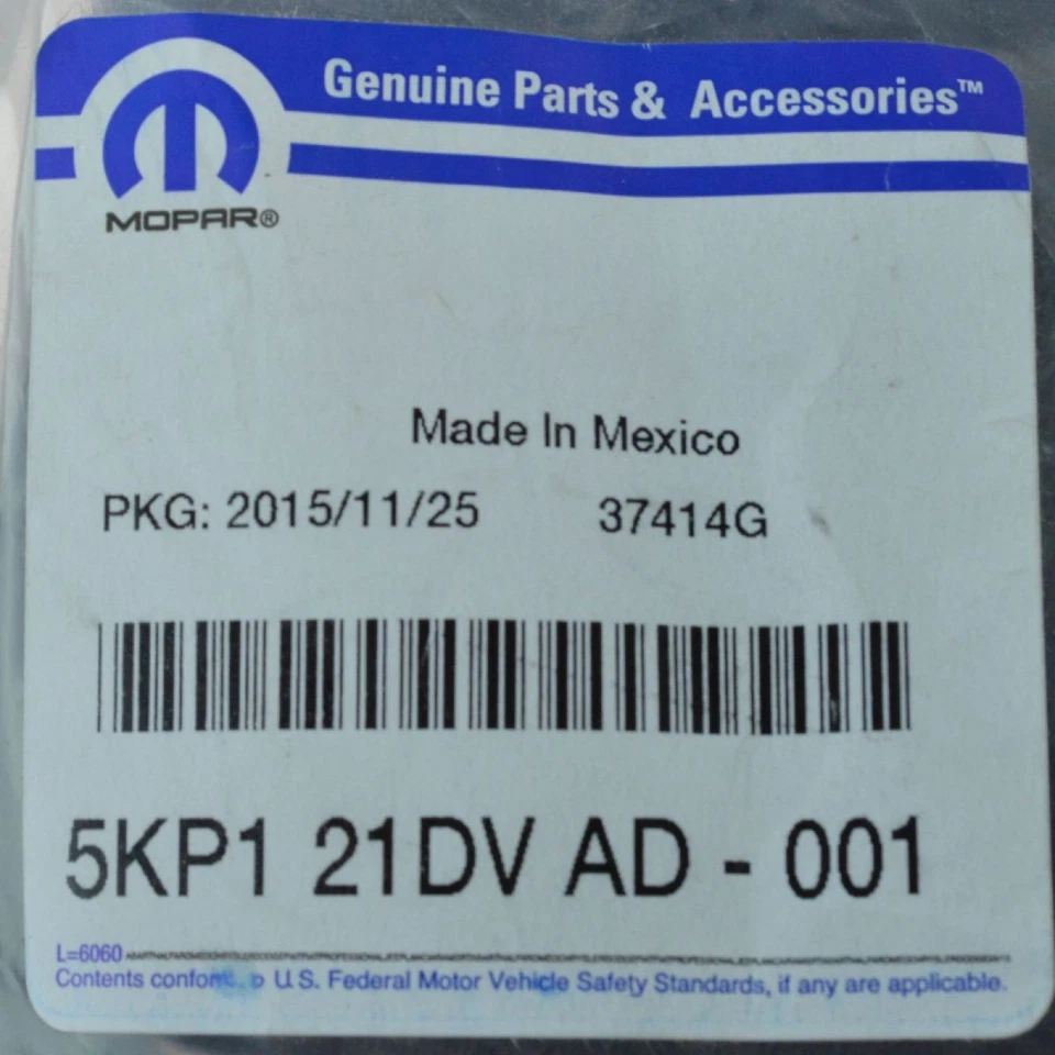 Retractor de cinturón de seguridad exterior trasero izquierdo o derecho OEM para Jeep Wrangler 07-10 4 puertas Foto 2 de 4