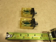 LOT OF 2 IDEC RR2P-ULDC24V, POWER RELAY, AB0344