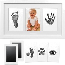 Baby Handprint and Footprint Kit, 10- Clean Touch Ink Pad, Skin-Safe Non-Toxi...