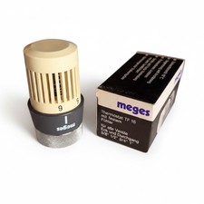 Thermostatkopf  Meges TF 15 M38 Gewinde Beige alte Bauart  Unbenutzt NEU OVP