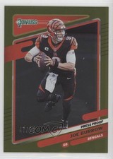 2021 Panini Donruss Press Proof Gold 47/50 Joe Burrow #211 0g27