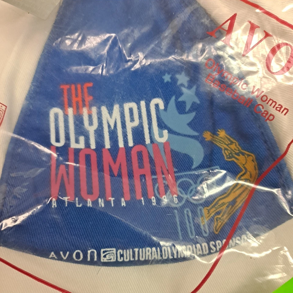 Gorra de béisbol Avon patrocinador de la Olimpiada para mujer Atlanta 1996 Juegos Olímpicos Foto 4 de 4