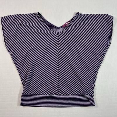 Epic Threads Womens Purple Blouse Size M