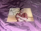 photo cardboard autograph dedication Emilie Dequenne