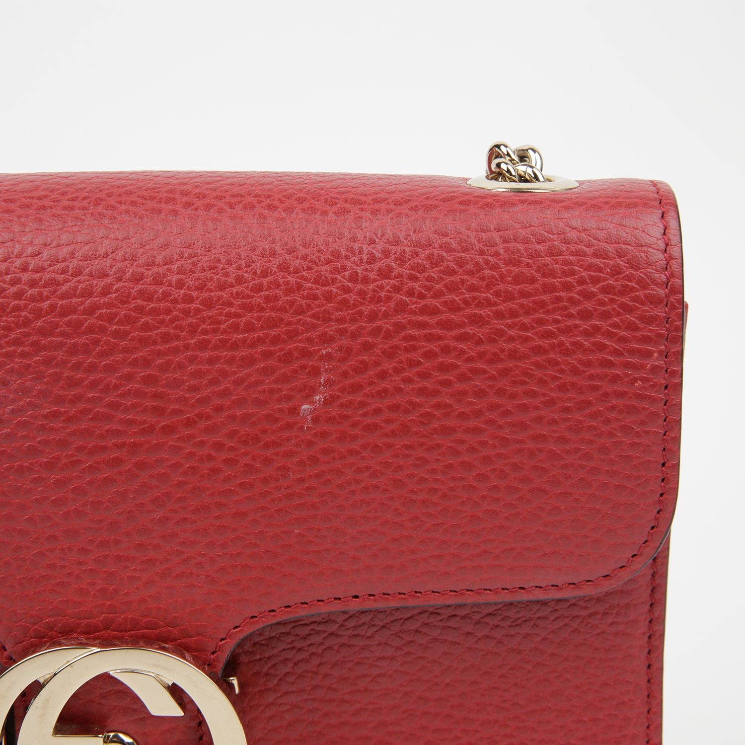 Gucci Interlocking Chain Shoulder Crossbody Bag 5… - image 4