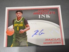 2022 #17/25 Keyonte George Panini Immaculate Collegiate Rookie Ink Auto