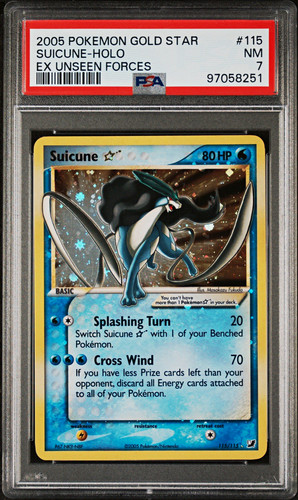 Suicune ★ graded PSA 7 for sale on eBay