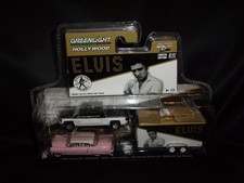 GREENLIGHT  Hollywood Elvis 2015 Chevrolet - 1955 Cadillac + Trailer   1:64