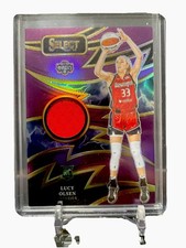 LUCY OLSEN 2025 Panini Select WNBA Sparks Purple Prizm /49 RC Mystics #SP-LO