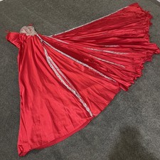 Mac Duggal Red Long Gown-Sleeveless & Strapless Beaded 6