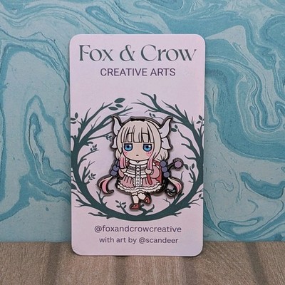 Kanna Enamel Pin   Custom Miss Kobayashi s Dragon Maid Collectible
