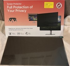 BERSEM 22 Zoll abnehmbarer Computer Sichtschutz, Filter f&uuml;r 16:10 Verh&auml;ltnis Monitor