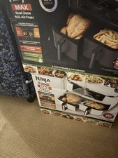 Ninja Foodi Air Fryer MAX Dual Zone, White -[AF400UK] 9.5L Brand New