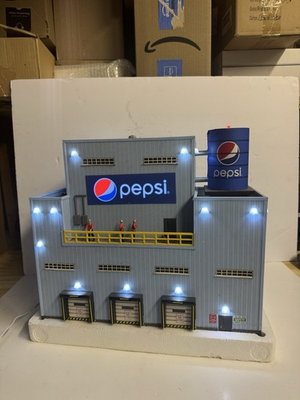 #ad MENARDS GOLD LINE O GAUGE COLLECTIBLE PEPSI BOTTLING FACTORY 279 3860 MC90336 $150.00