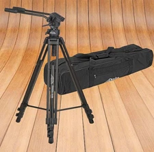 Davis & Sanford Provista 7518B Tripod With FM18 Fluid Head 18lb Capacity 28"-64"