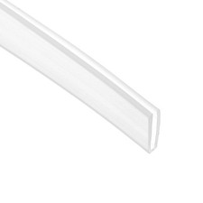 U Channel Edging Trim, 13.1 ft 0.47"Wx0.04"Tx0.12"H Sheet Edge Guard Protector