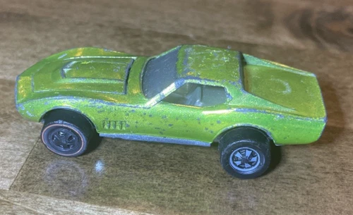 Vintage Hot wheels Redline Custom Corvette Antifreeze - USA Base 1968