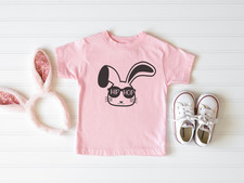 Hip Hop Bunny Easter Shirt for Kids