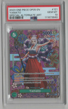 2023 One-Piece Op05 English Yamato Special Alt Art SP #OP01-121 PSA 10