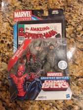 Marvel Universe Greatest Battles Comic Pack Spider-Man Vs Rhino Figuras y Cómic.
