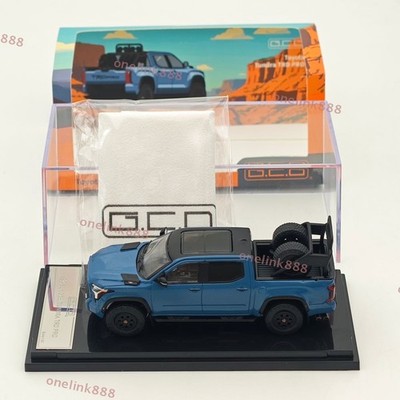 GCD 1/64 Tundra TRD Pro Pickup Truck Blue Diecast Metal Car Limited