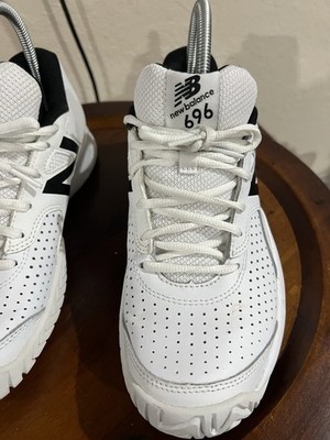 New Balance 696‎ MCH696WT3 Mens 8 D Tennis Pickleball Shoes Sneakers White Black New Balance 696 MCH696WT3 Mens 8 D Tennis Pickleball Shoes  main image 3