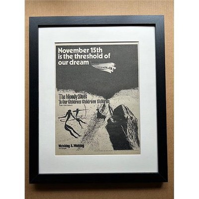 MOODY BLUES TO OUR CHILDREN'S CHILDREN'S CHILDREN (FRAMED) POSTER SIZED original