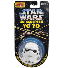 New MIP Vintage 1995 STAR WARS 3D Sculpted Stormtrooper Yo-Yo
