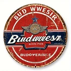 Vintage Budweiser Beer Bar Sign Metal Sign for Beer Lover Housewarming Gift