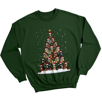 Weihnachten Pferde Urlaub Weihnachtsbaum Herren Sweatshirt Damen Grafik Pullover