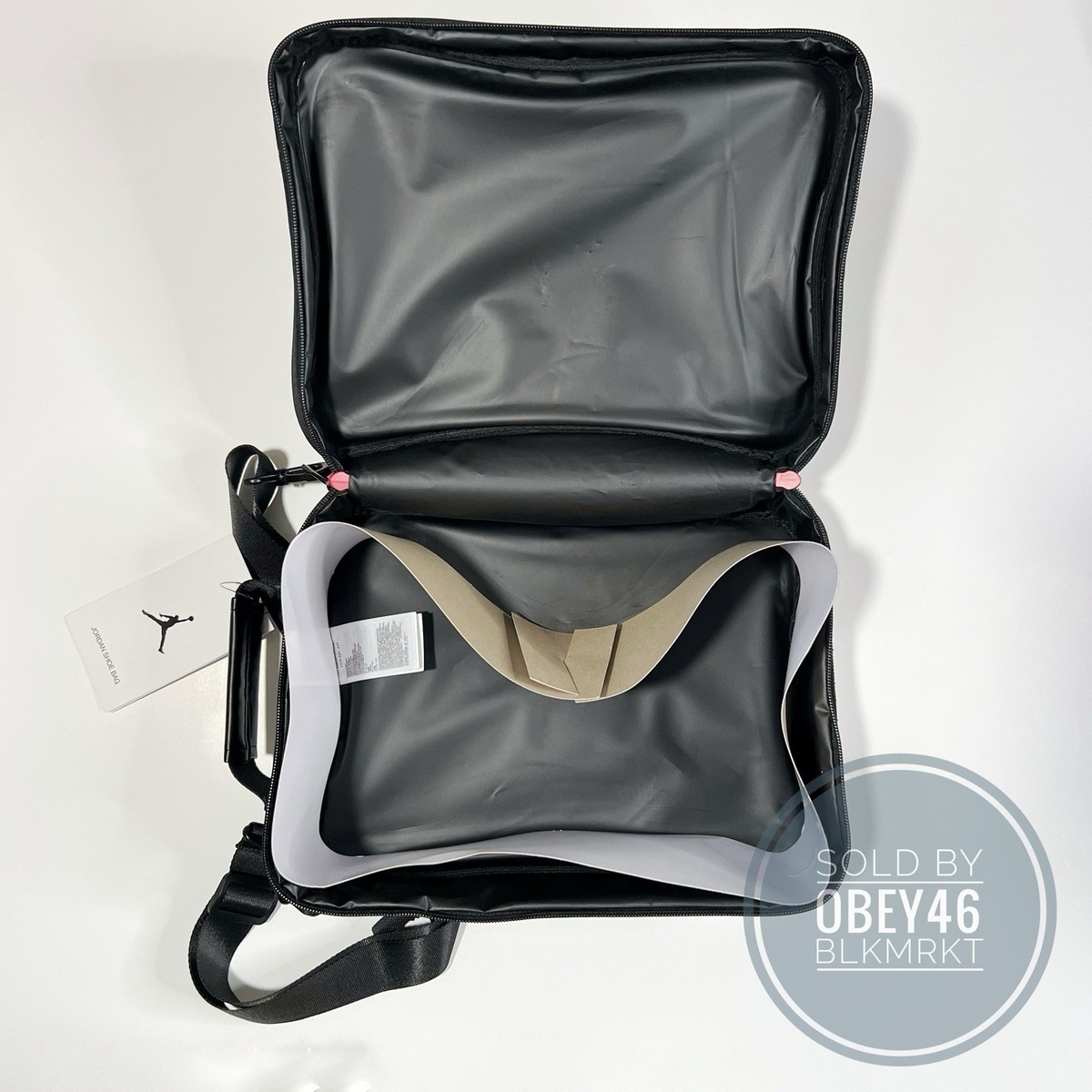 Jordan The Shoe Box Bag Shoulder Straps (13L) Black 9A0776-023 | eBay