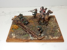 Diorama of Cast Metal Painted Revolutionary War Skirmish, Lot 1