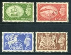 1951 KING GEORGE 6th GREAT BRITAIN FESTIVAL HIGH VALUES SET 4v FINE USED