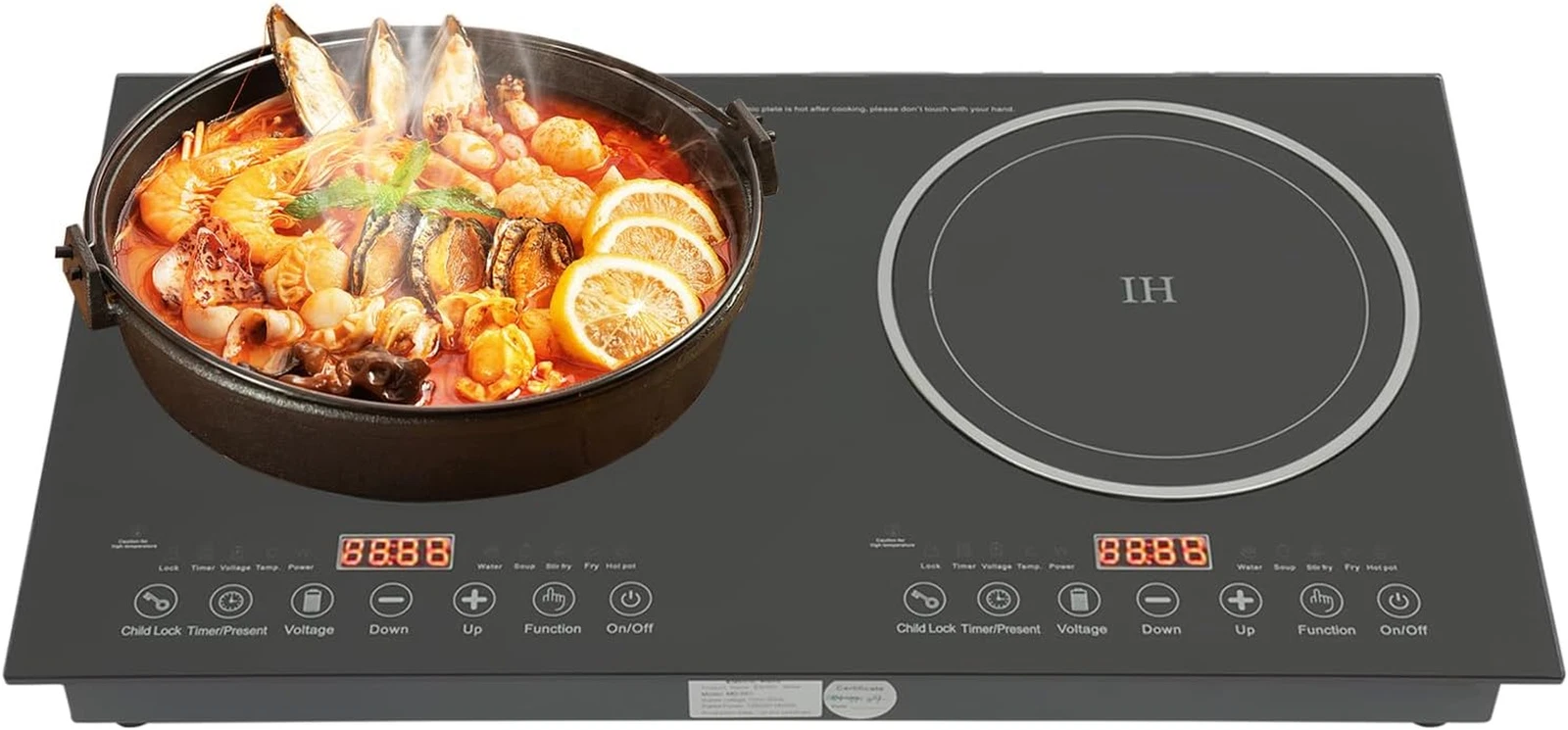 Double Burner Induction Cooktop 2400W Portable Electric Stove with Horizontal De
Opens in a new wind