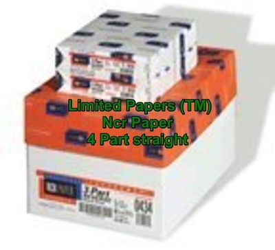 4 Part Letter Size Straight Collated NCR Paper - 5925/01924, Appleton (2)