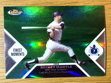 2006 Topps Finest Mickey Mantle Finest Moments Green Parallel /199 #MMFM19