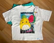 Gils M&S Squishmallows short sleeve shorts pyjamas summer age 7-8 years NWT