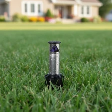 Rain Bird 4 Full Circle Pop-Up Rotor Sprinkler, No Nozzle, Stainless Steel -