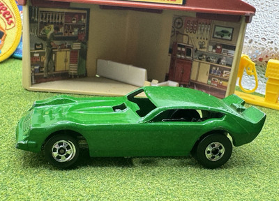 1983 Hot Wheels Speed Machines Vega Bomb Funny Car Green Malaysia RARE VHTF