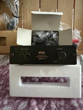 STAX SRM-212 Amplificateur et casque électrostatique noir, RCA, sortie Pro STAX