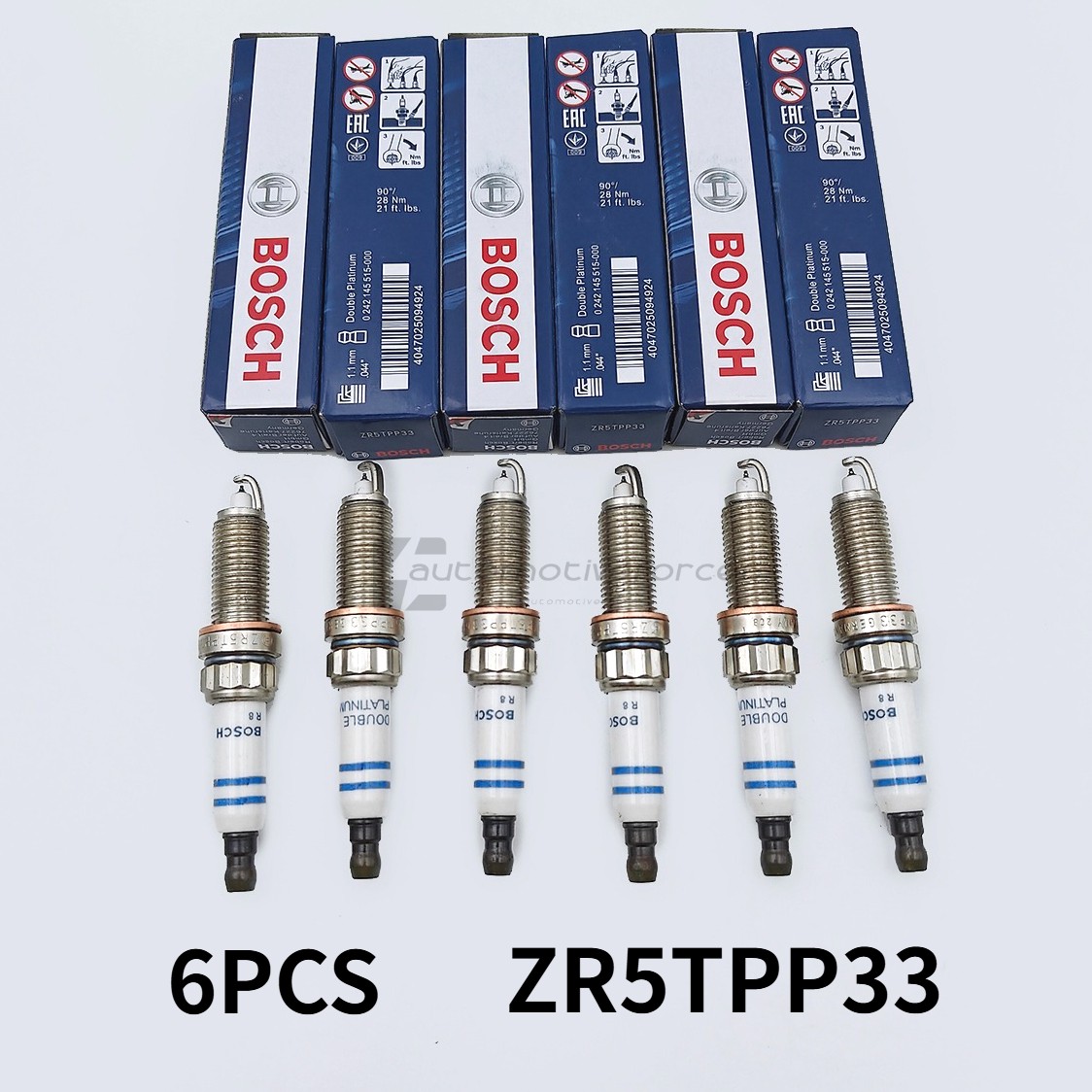 ZR5TPP33 OEM Set of 6 Spark Plug High Power Fits For Bosch BMW E82 E88 F32 F10