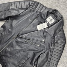 NEW Jack & Jones Jacket Mens Medium Black Roc...