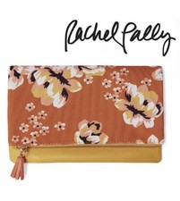 NWOT Rachel Pally Reversible Floral Clutch - Yellow/Orange - MSRP 60