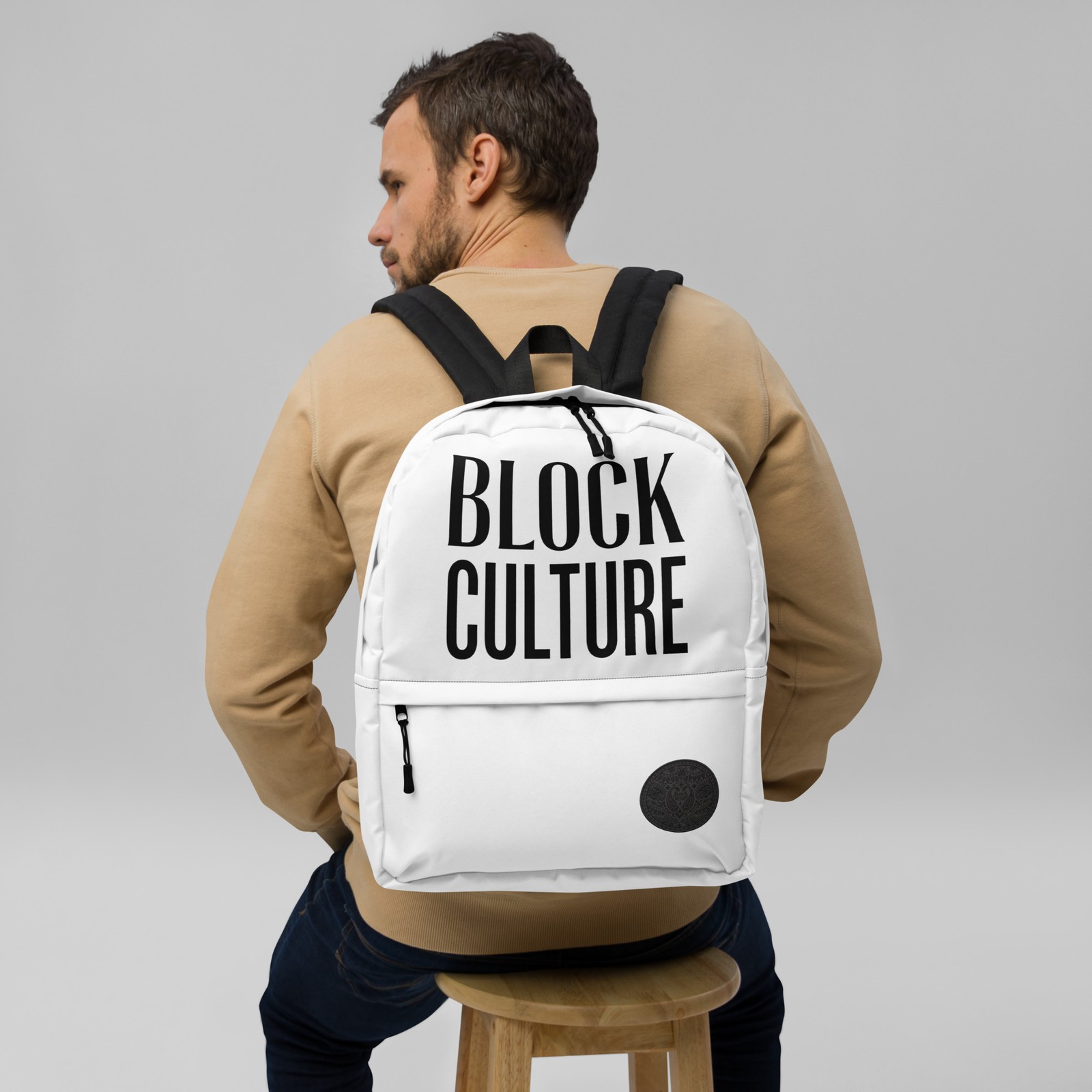zaino Block Culture Bianco